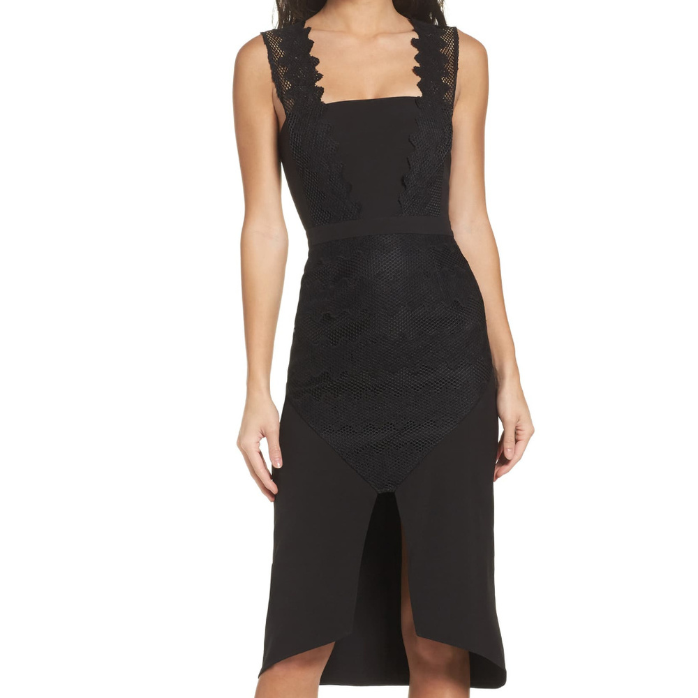 COOPER ST Sheath Lace Dress Black, Size 10